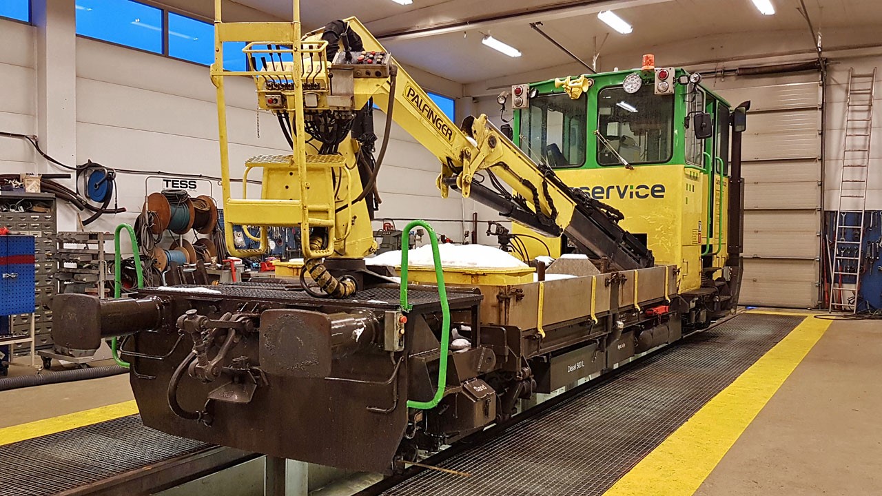 working machines to sporveien